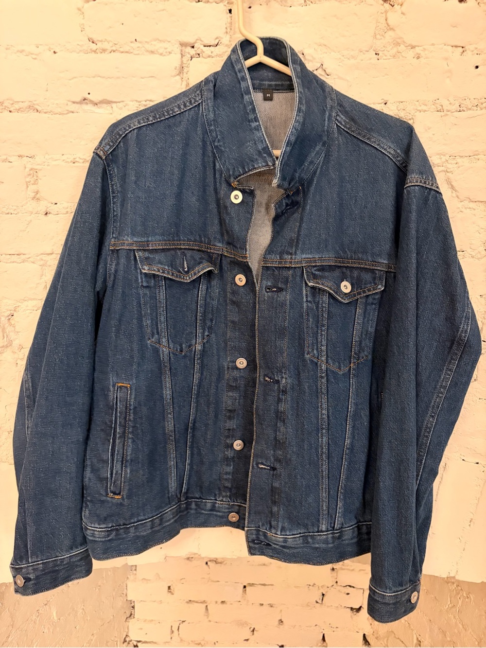 Classic Blue Denim Jacket - Muji